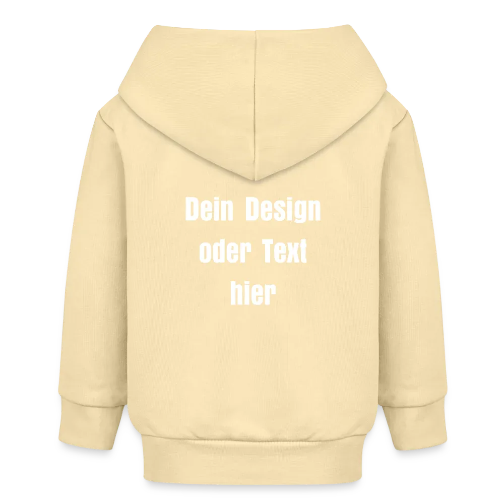 Stanley/Stella Bio Zip Hoodie BABY CONNECTOR - personalisierbar - Creme