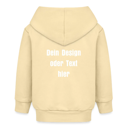 Stanley/Stella Bio Zip Hoodie BABY CONNECTOR - personalisierbar - Creme