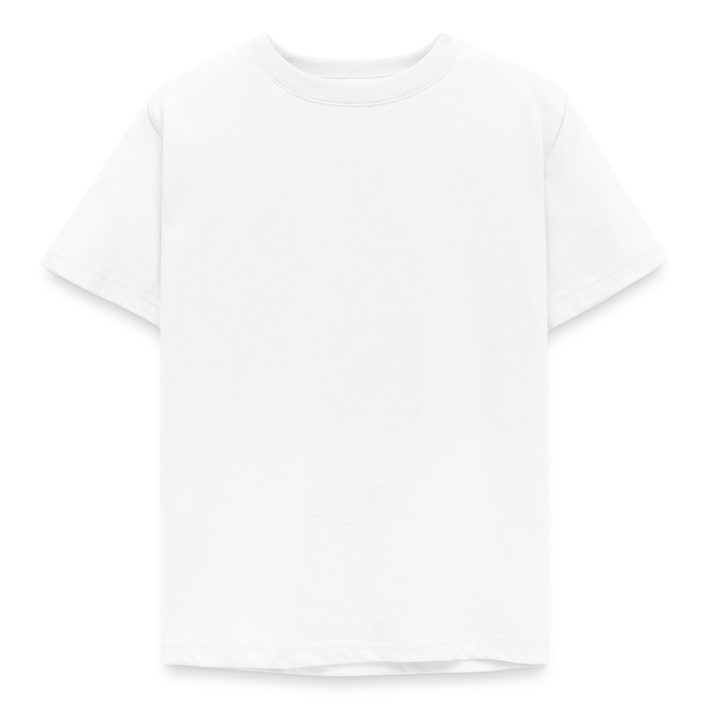 Kinder T-Shirt - personalisierbare Vorder- und Rückseite - Weiß