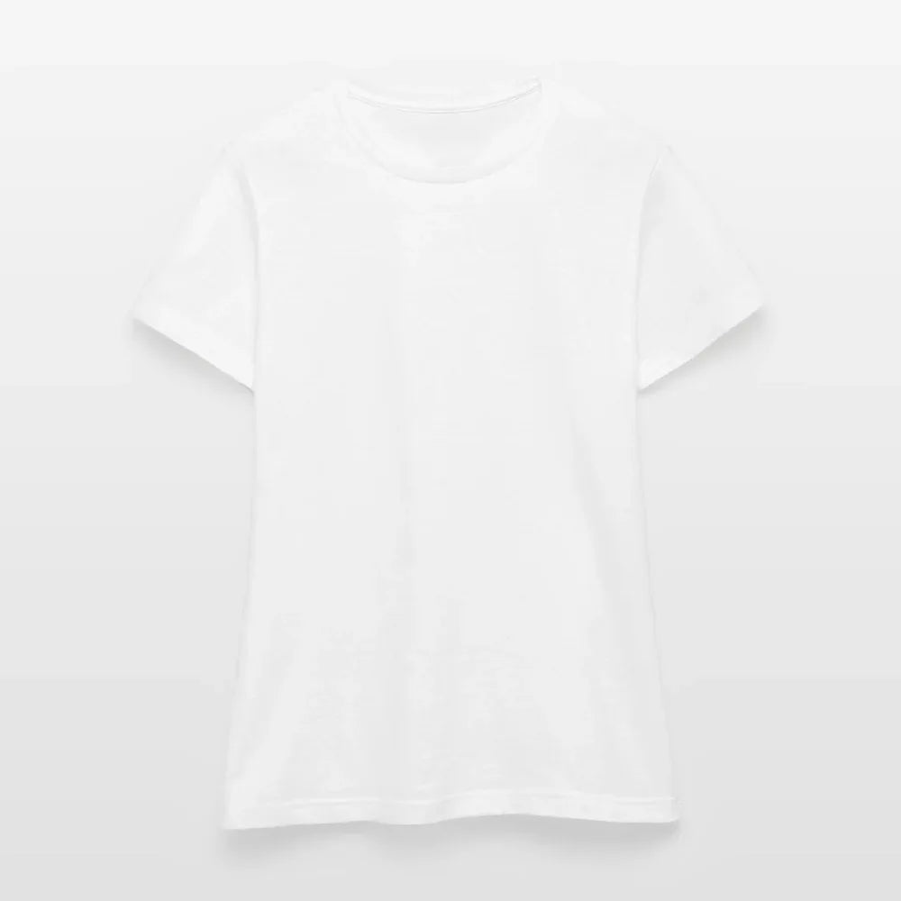 Frauen T-Shirt - personalisierbare Vorder- und Rückseite - Weiß