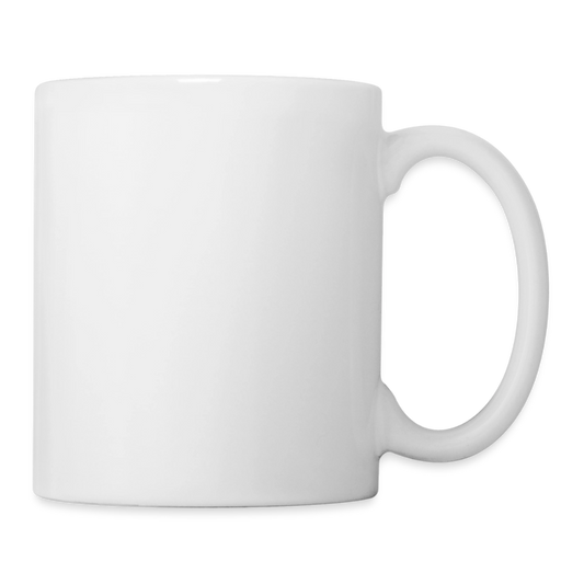 Keramiktasse 325 ml - personalisierbar - Weiß
