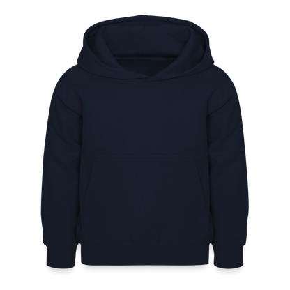 Kinder Hoodie - personalisierbare Vorder- und Rückseite - Navy