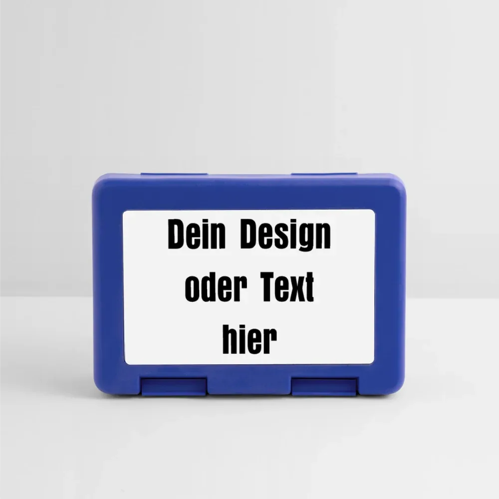 Brotdose - personalisierbar - Royalblau