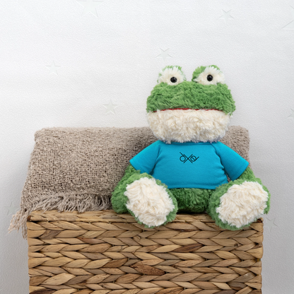 MiniFeet® Frosch Torge - personalisierbar - Atollblau