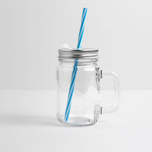 Henkelglas mit Schraubdeckel 400 ml - personalisierbar - Klar