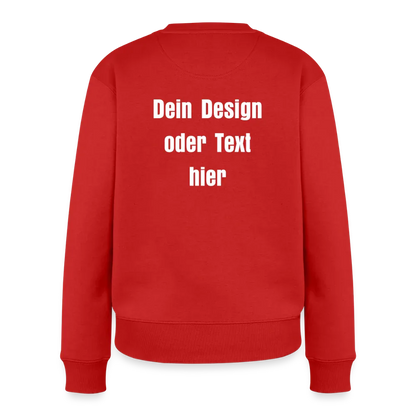 Frauen Premium Pullover - personalisierbar - Rot