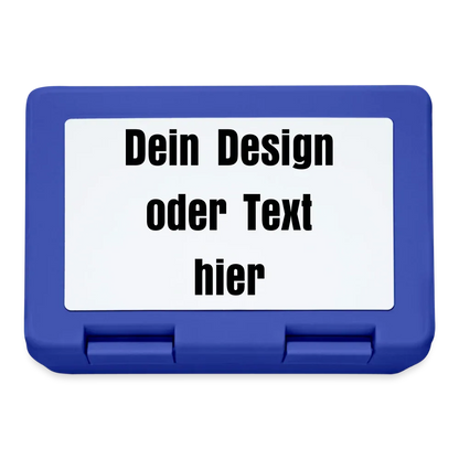 Brotdose - personalisierbar - Royalblau