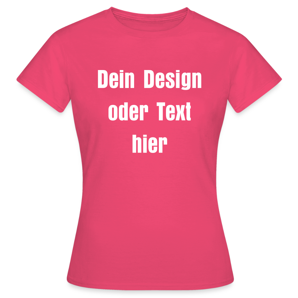 Frauen T-Shirt - personalisierbare Vorder- und Rückseite - Azalea