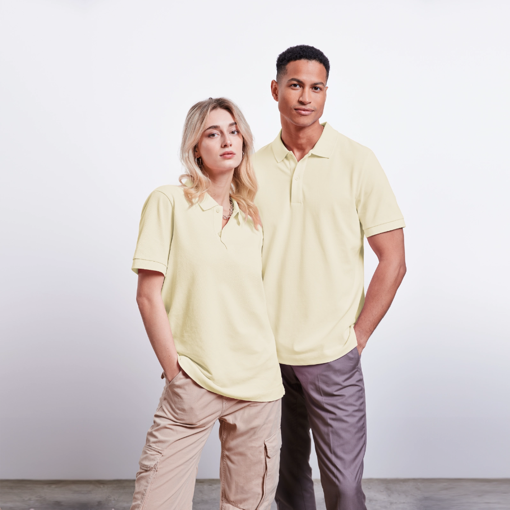 Stanley/Stella Unisex Bio-Poloshirt PREPSTER - personalisierbar - Natur
