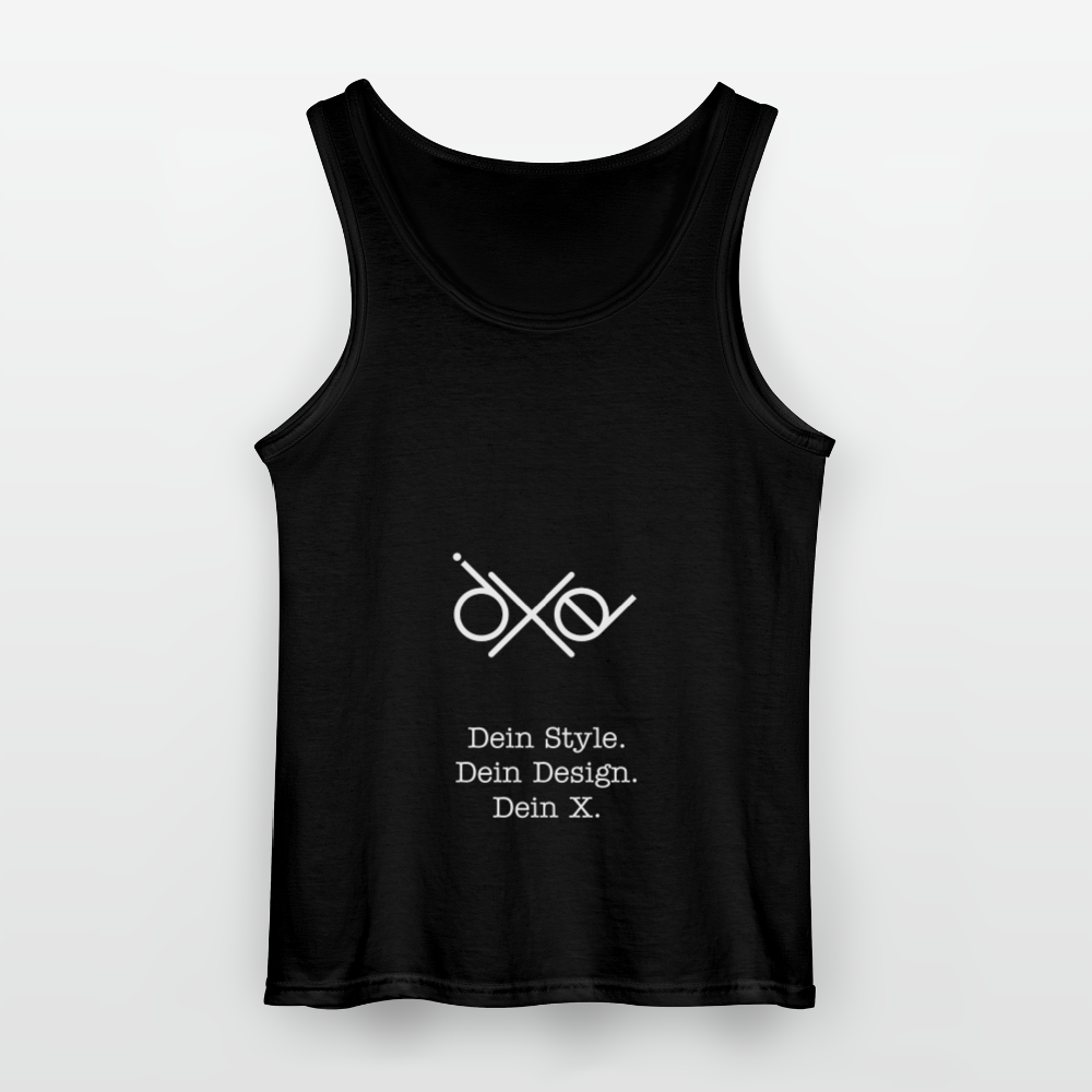 Gildan Männer Tank Top - personalisierbar - Schwarz