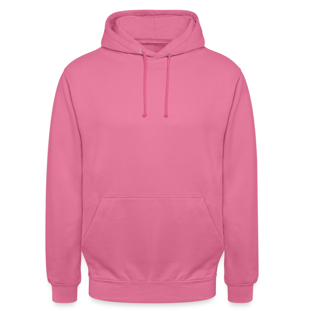 Unisex Hoodie - personalisierbare Vorder- und Rückseite - Pink