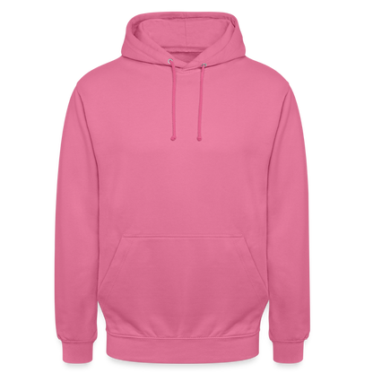 Unisex Hoodie - personalisierbare Vorder- und Rückseite - Pink