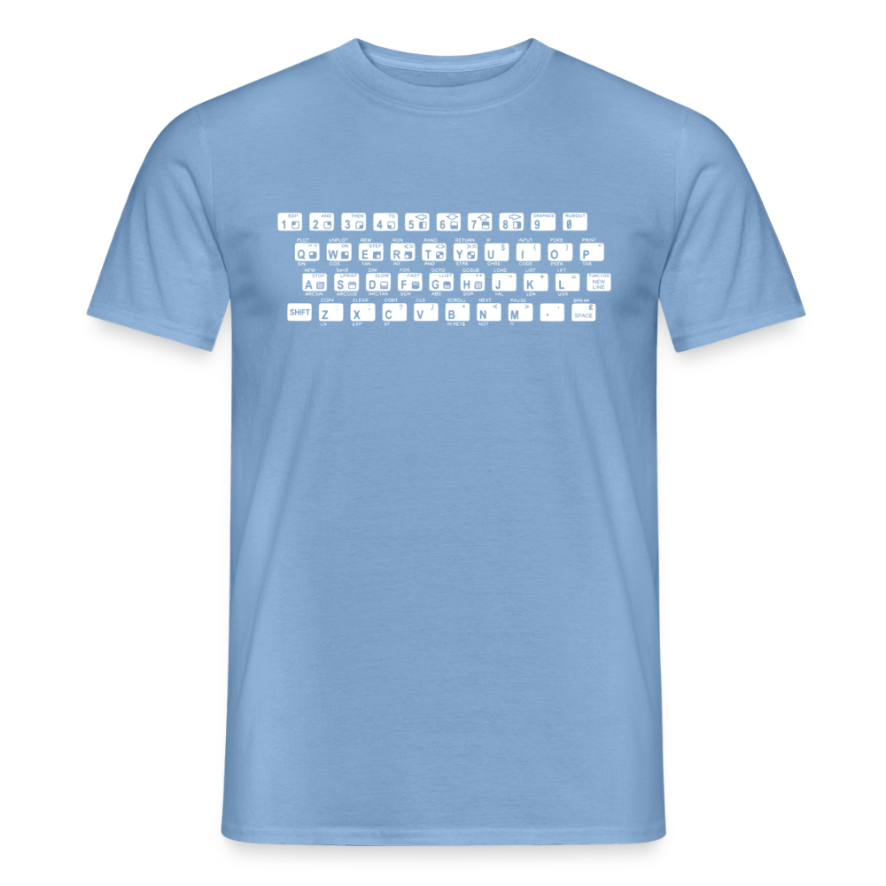 48K ZX Spectrum Retro T-Shirt für Herren - Carolina Blue