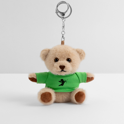 Kuscheltier Schlüsselanhänger - personalisierbar - Grün