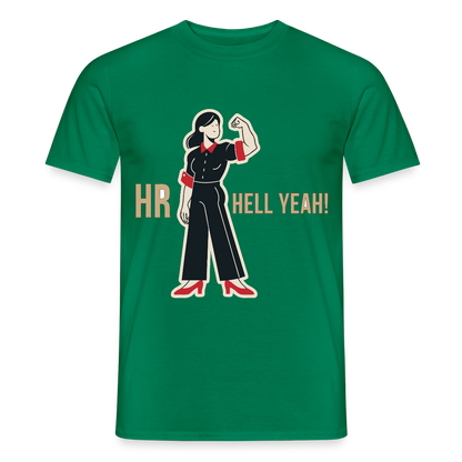 HR. Hell yeah! Motiv-T-Shirt für Männer, Farbe Kelly Green