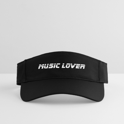 Recyceltes Visor Cap - personalisierbar - Schwarz