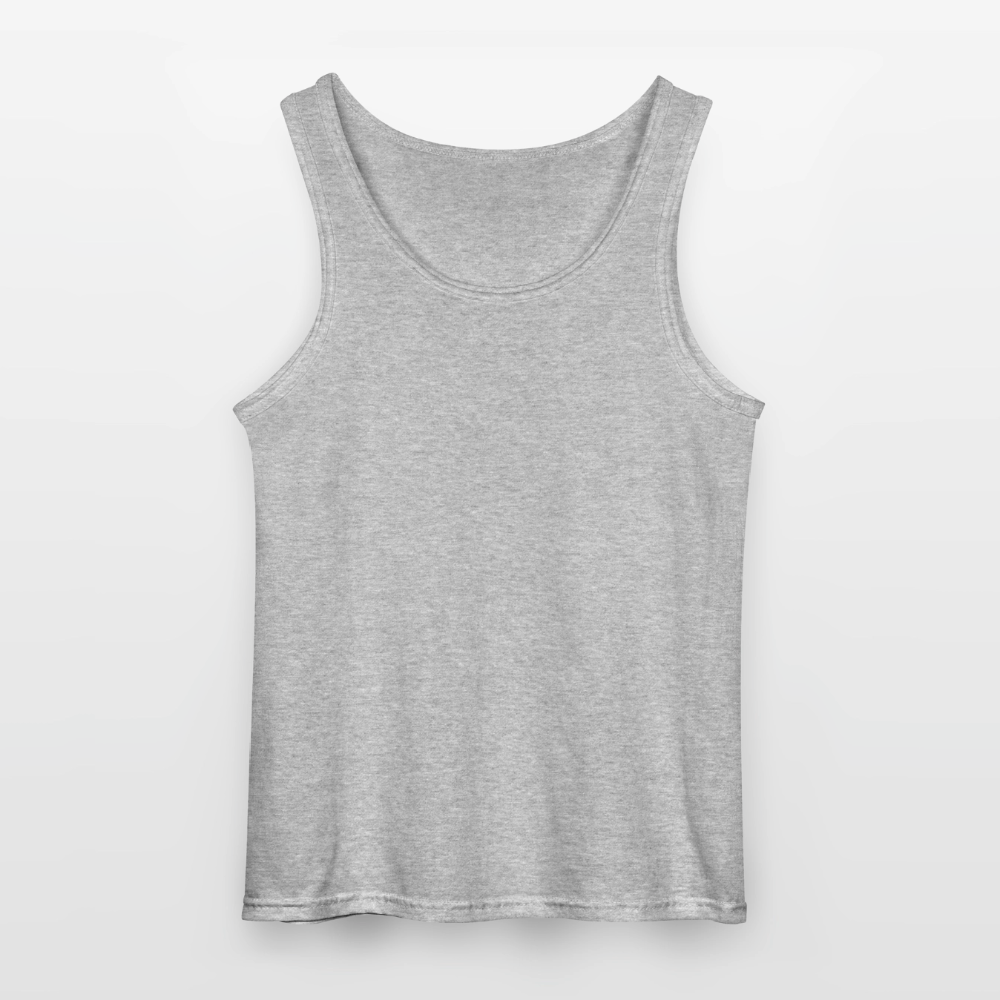 Gildan Männer Tank Top - personalisierbar - Grau meliert