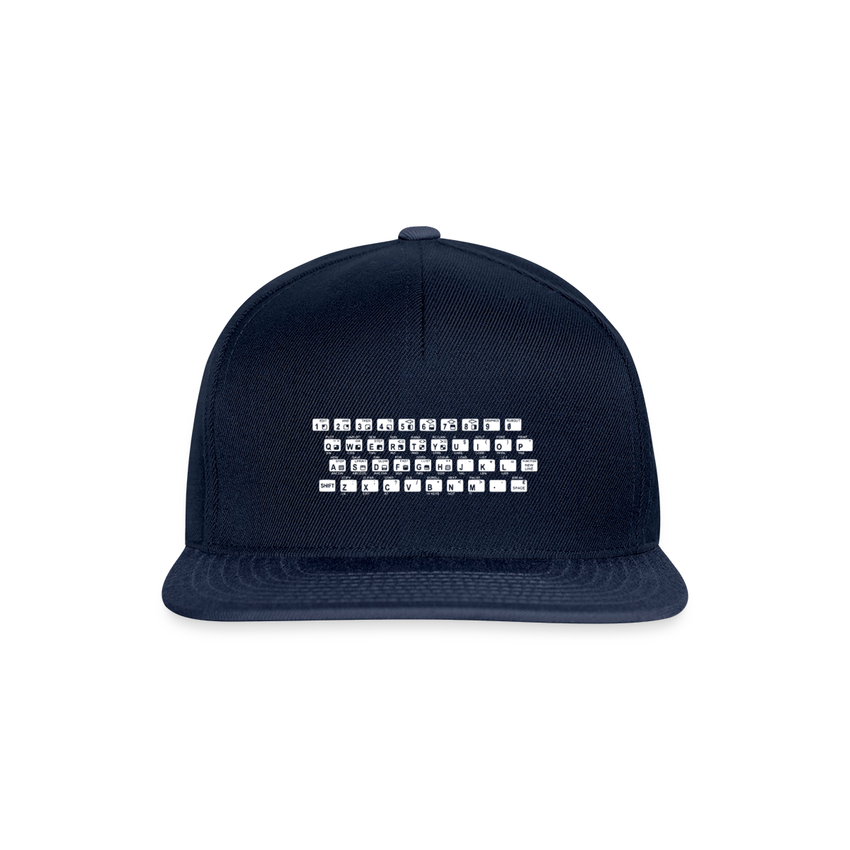 48K ZX Spectrum Motiv-Snapback-Cap, Farbe Navy/Navy