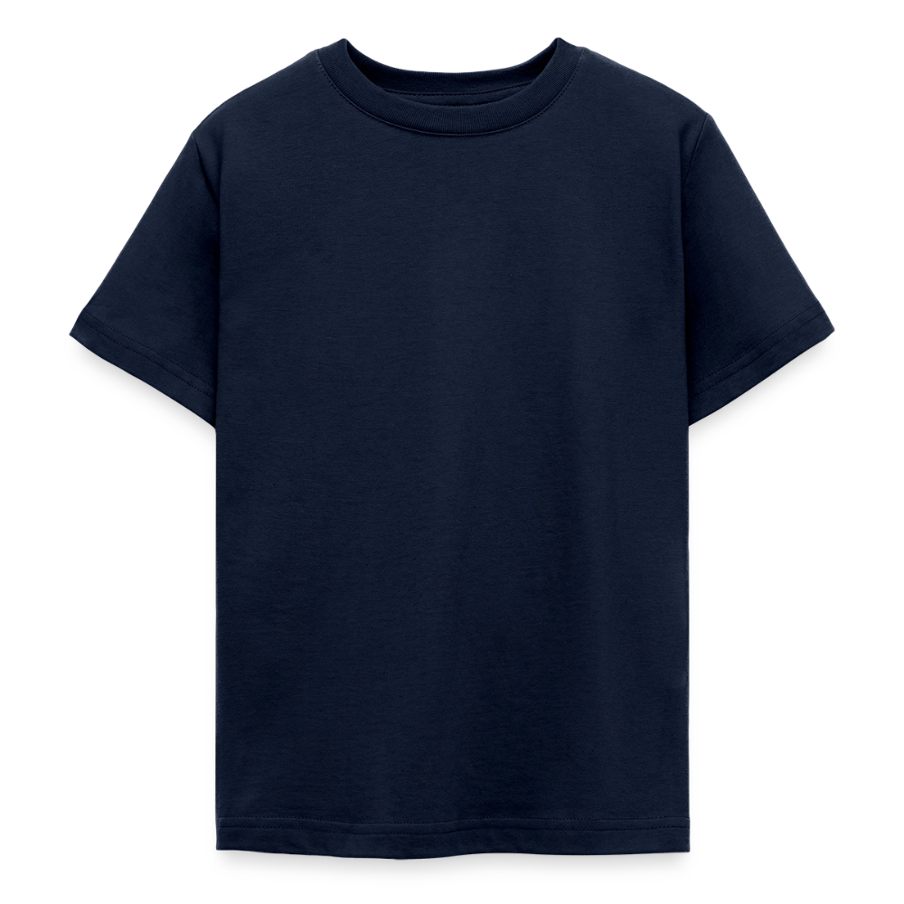 Teenager T-Shirt - personalisierbare Vorder- und Rückseite - Navy