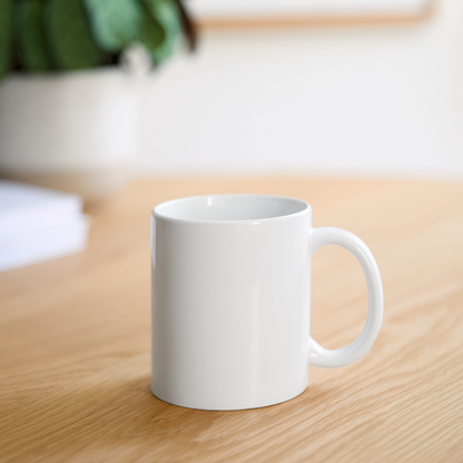 Keramiktasse 325 ml - personalisierbar - Weiß