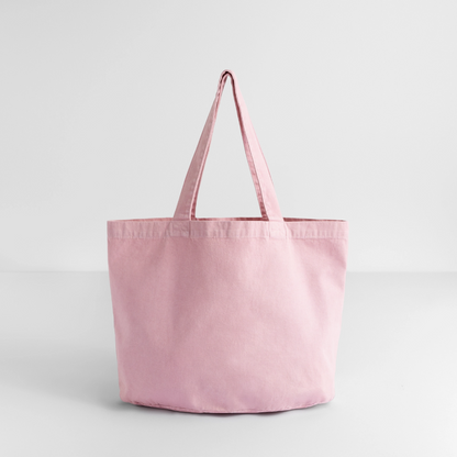 Vintage-Washed Shopper / Einkaufstasche im Vintage Stil - personalisierbar - Vintage Rosa