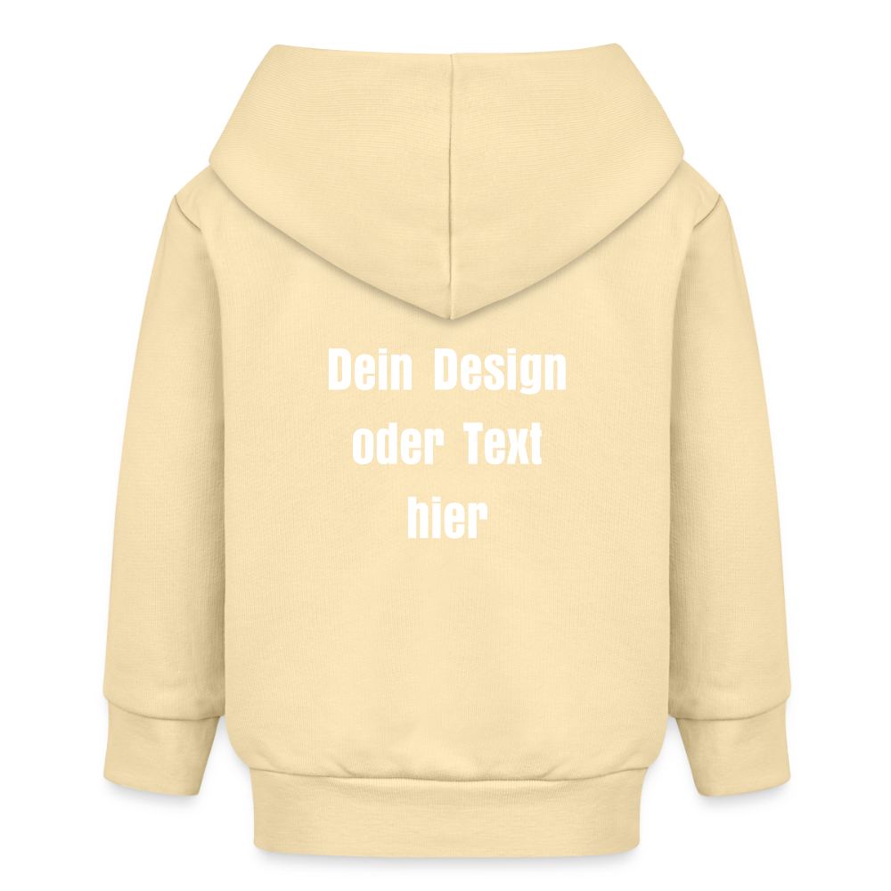 Stanley/Stella Bio Zip Hoodie BABY CONNECTOR - personalisierbar - Creme