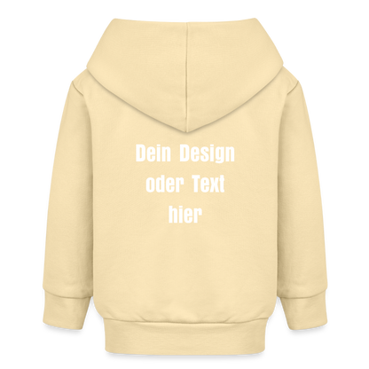Stanley/Stella Bio Zip Hoodie BABY CONNECTOR - personalisierbar - Creme