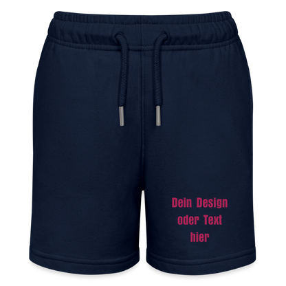 Stanley/Stella Teenager Bio-Joggingshorts MINI BOLTER - personalisierbar - Navy