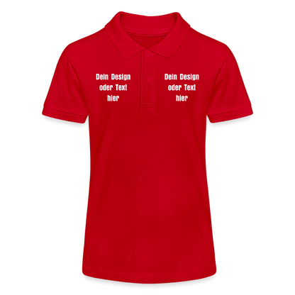 Stanley/Stella Teenager Bio-Poloshirt MINI SPRINTER - personalisierbar - Rot