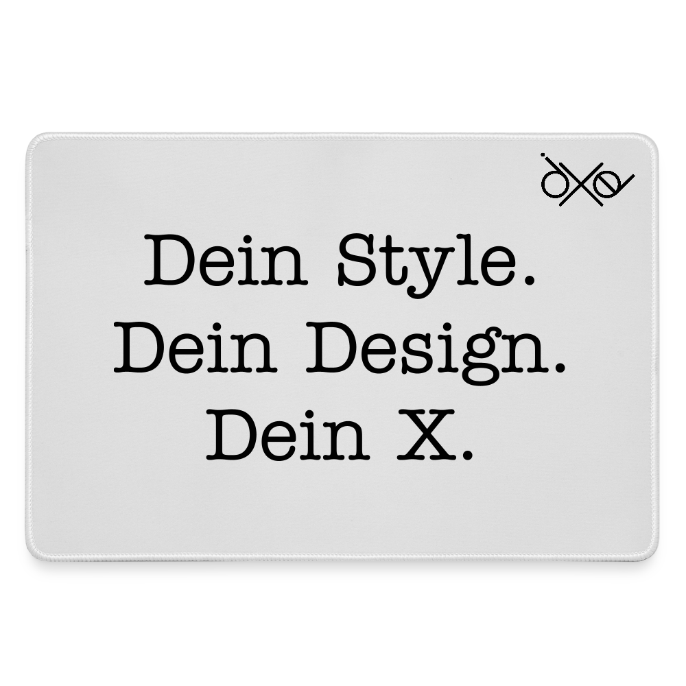 Gaming Mousepad - personalisierbar - Grau