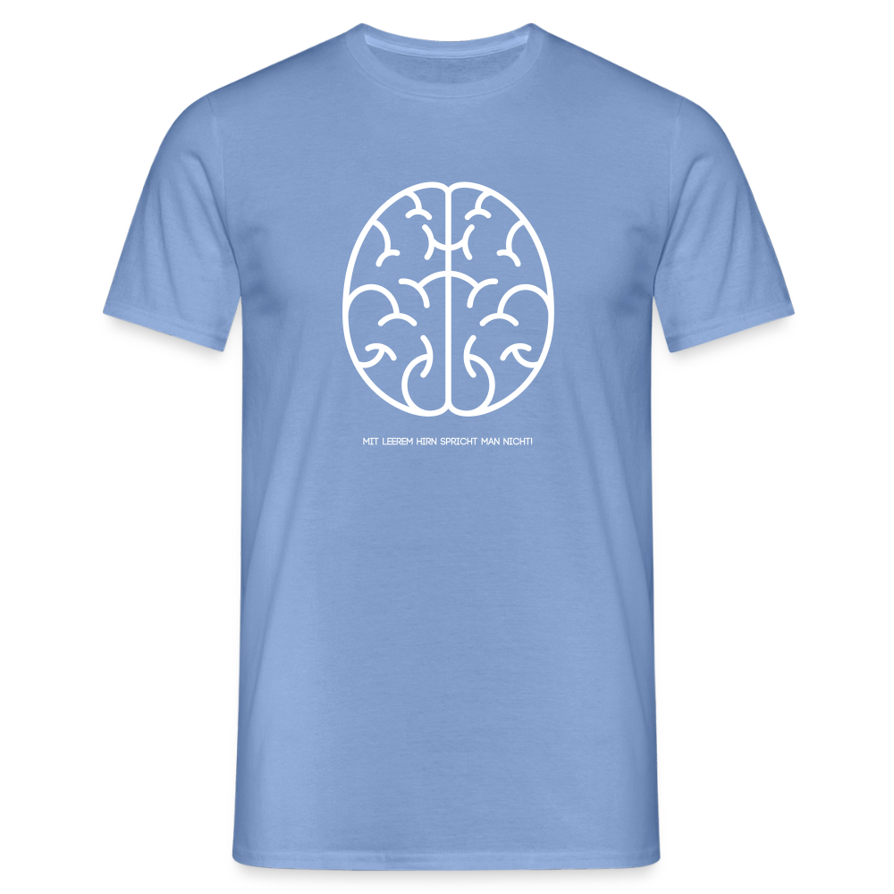 "Hirn" Motiv-T-Shirt für Männer - Carolina Blue