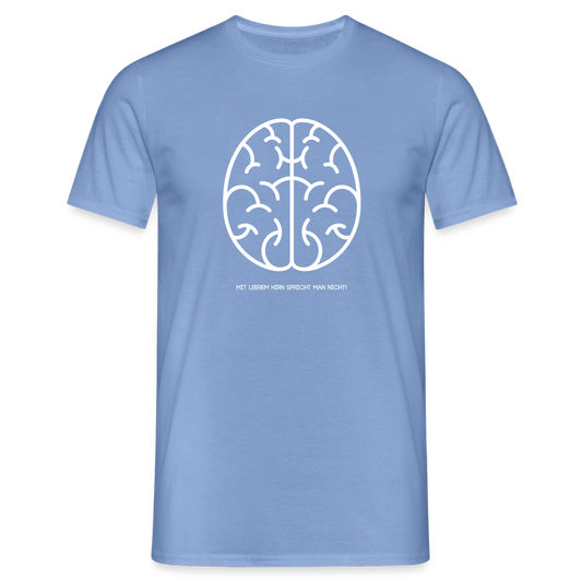 "Hirn" Motiv-T-Shirt für Männer - Carolina Blue