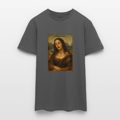"Moan Lisa" Männer T-Shirt - Anthrazit