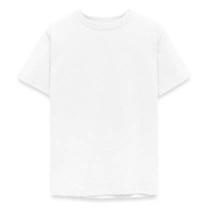 Teenager T-Shirt - personalisierbare Vorder- und Rückseite - Weiß