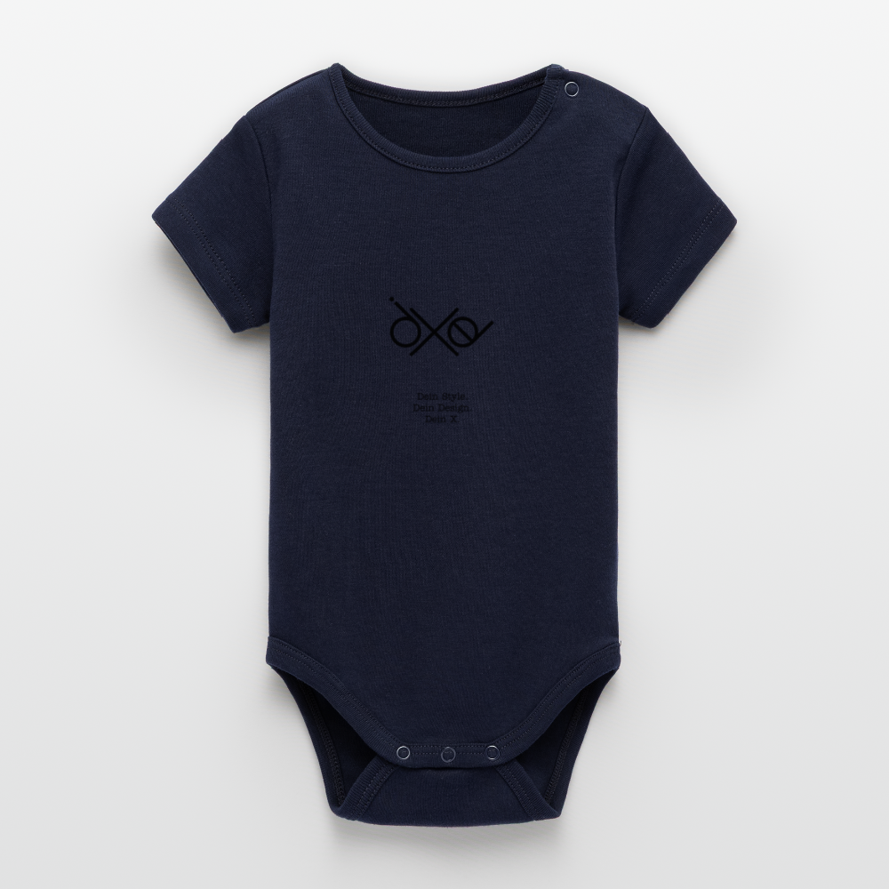 Stanley/Stella Baby Bio Kurzarm-Body - personalisierbar - Navy