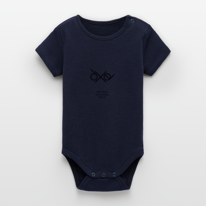 Stanley/Stella Baby Bio Kurzarm-Body - personalisierbar - Navy