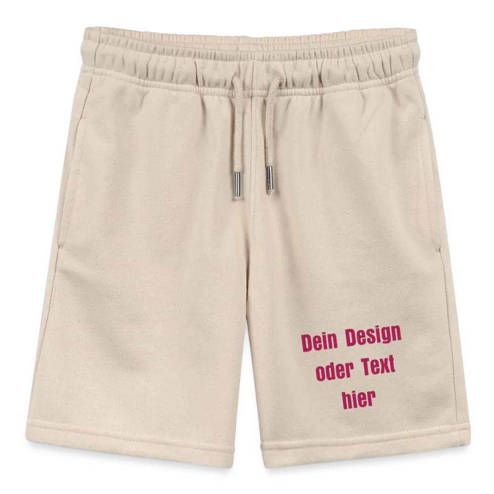 Stanley/Stella Teenager Bio-Joggingshorts MINI BOLTER - personalisierbar - Natur