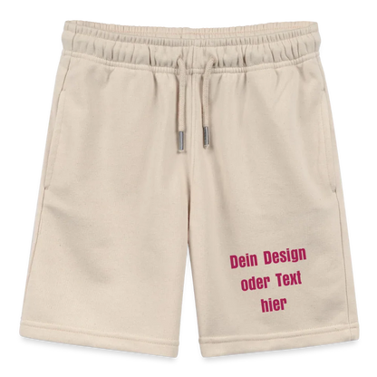 Stanley/Stella Teenager Bio-Joggingshorts MINI BOLTER - personalisierbar - Natur