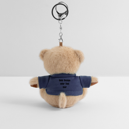 Kuscheltier Schlüsselanhänger - personalisierbar - Navy