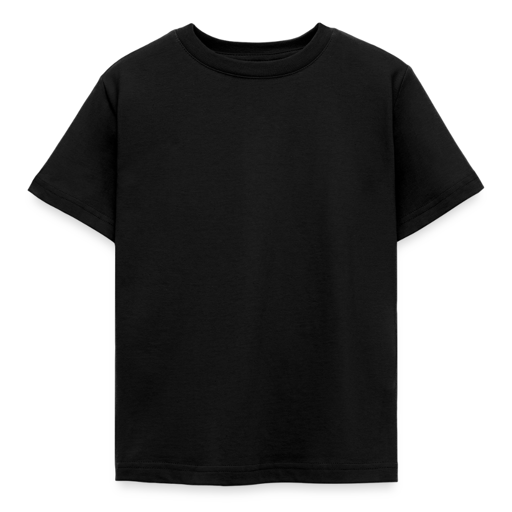 Kinder T-Shirt - personalisierbare Vorder- und Rückseite - Schwarz