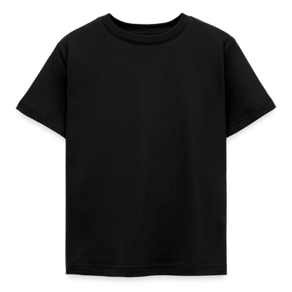 Kinder T-Shirt - personalisierbare Vorder- und Rückseite - Schwarz