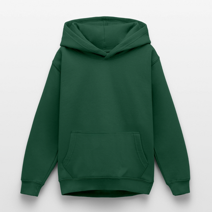 Teenager Hoodie - personalisierbare Vorder- und Rückseite - Flaschengrün