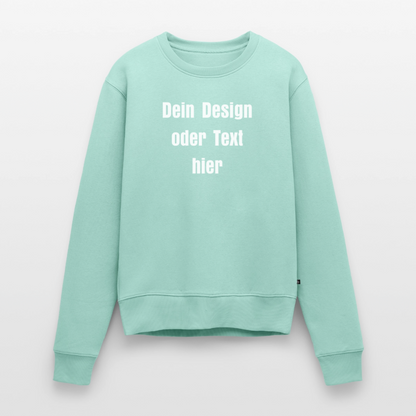 Frauen Premium Pullover - personalisierbar - Mint 