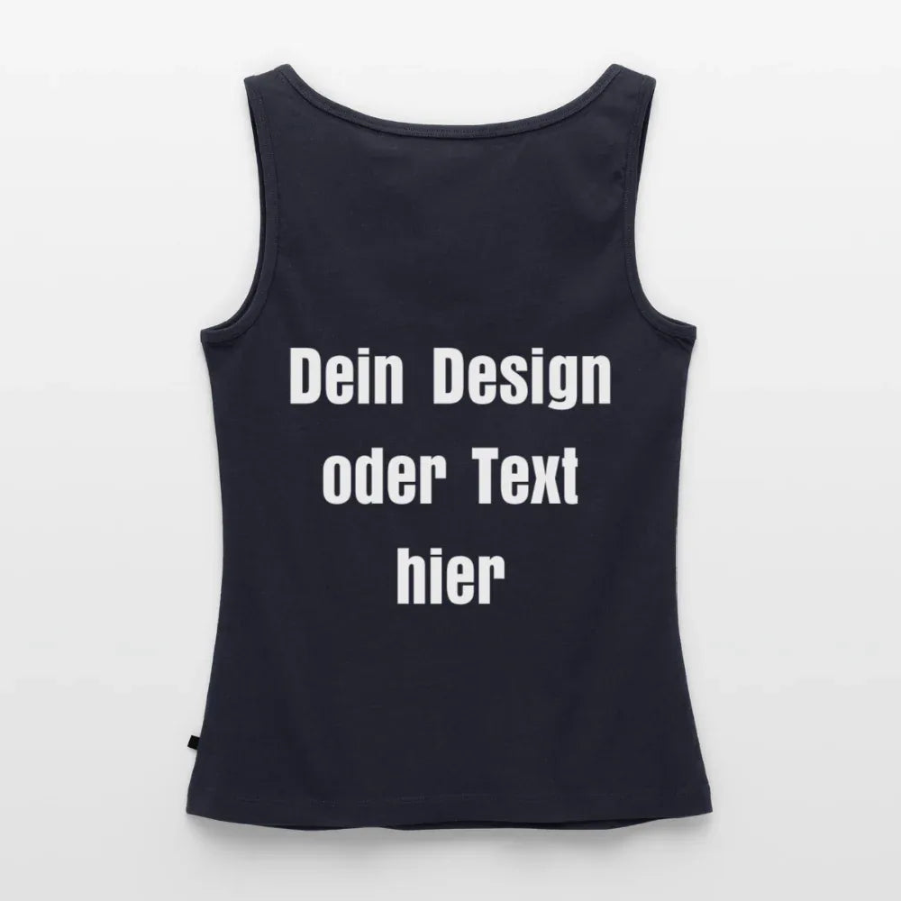 Frauen Premium Tank Top - personalisierbar - Navy