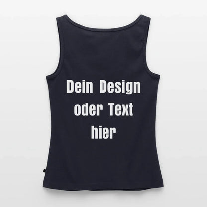 Frauen Premium Tank Top - personalisierbar - Navy