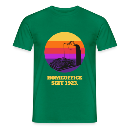 Homeoffice seit 1923 Motiv-T-Shirt für Männer, Farbe Kelly Green