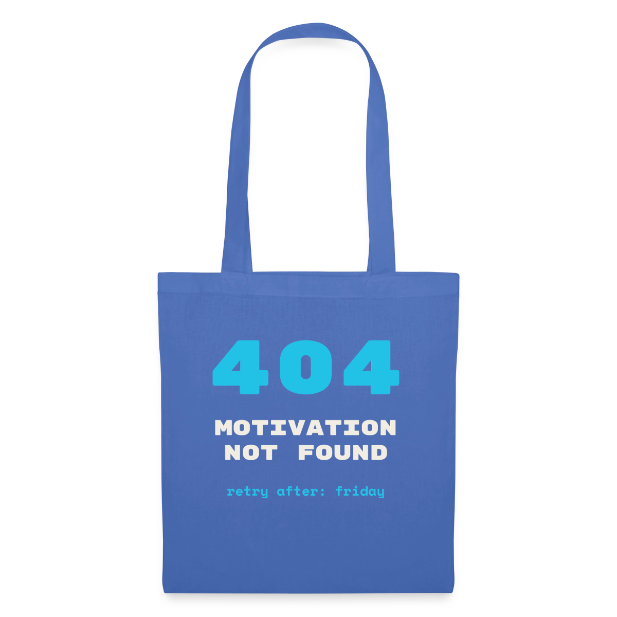 404 Motivation not found. Retry after: friday Stoffbeutel, Farbe Hellblau