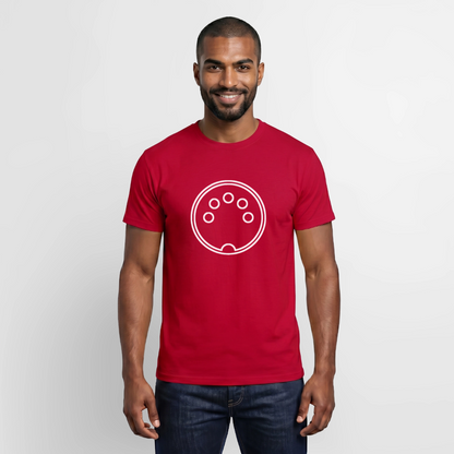 "DIN 41524" Motiv-T-Shirt für Männer, Farbe Rot