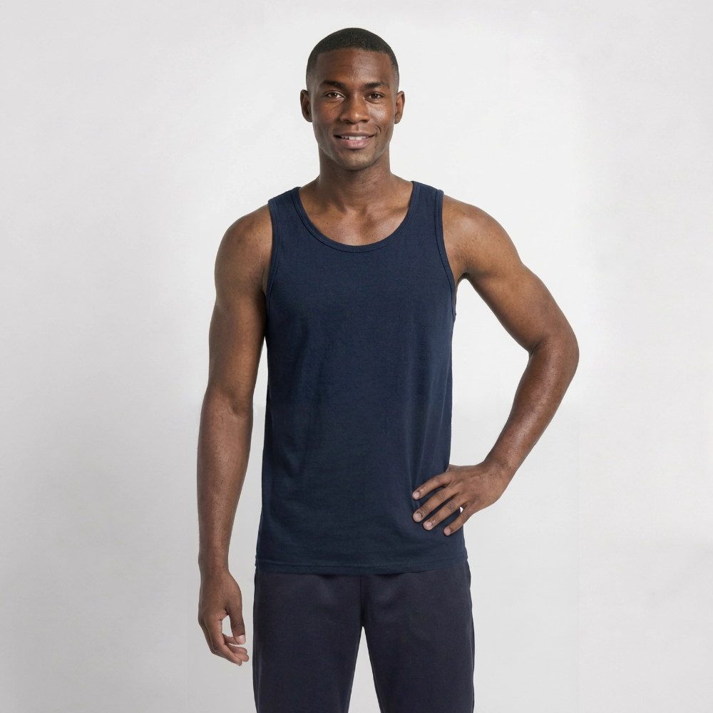 Gildan Männer Tank Top - personalisierbar - Navy