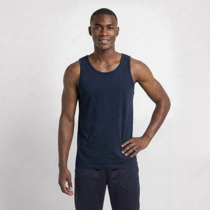 Gildan Männer Tank Top - personalisierbar - Navy